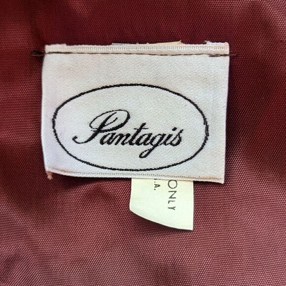 VTGa 70s 80s 11/12 Strapless Velvet Ball Gown Whimsigoth Fairycore Romantic - Picture 2 of 10